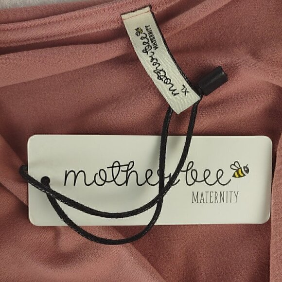 Mother Bee Maternity Dress In Mauve/Dusty Rose. Size XL (NWT) - Picture 10 of 11